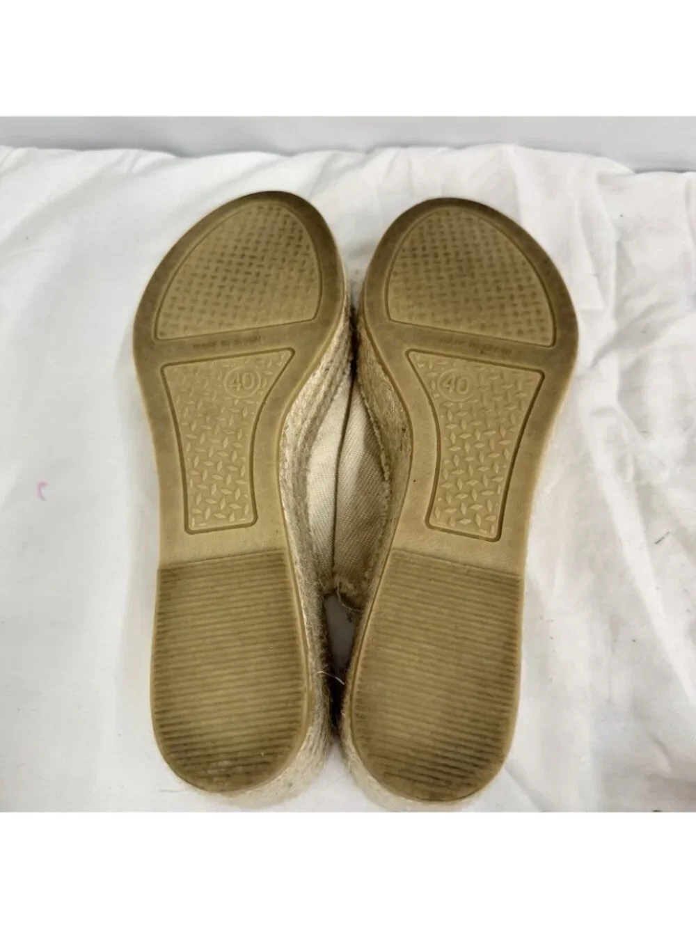 Toni Pons Canvas Espadrille Wedge Mule Slides Women’s EU 40 Made in Spain